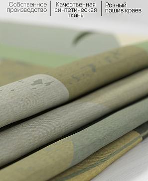 Комплект штор «Ромлифенс» зеленого цвета