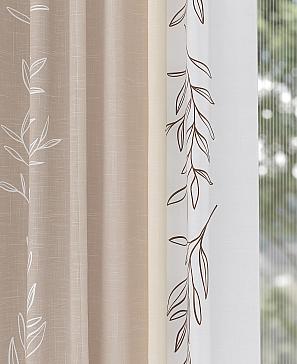 Комплект штор «Финкверис (бежевый)» | фото 2