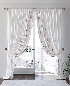 Комплект штор «Минквирс» белого цвета