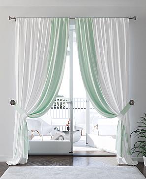 Комплект штор «Лиминеквис» мятного цвета