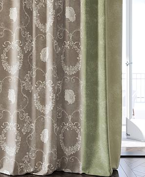 Комплект штор «Симентис (коричнево-зеленый)» | фото 3