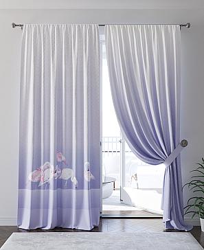 Комплект штор «Лофирент» фиолетового цвета