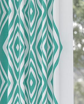 Комплект штор «Ренбронс» бирюзового цвета