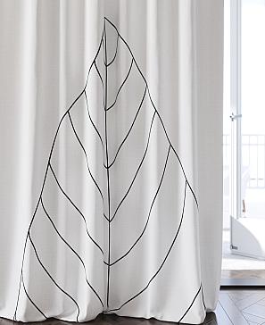 Комплект штор «Прионкис» белого цвета