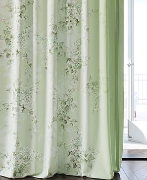 Комплект штор «Финеоквис» зеленого цвета