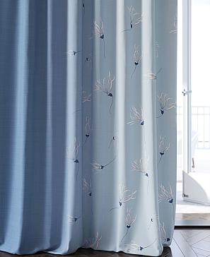 Комплект штор «Фекронис» синего цвета