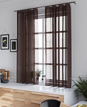 Тюль «Шеврин (коричневый)» | фото 3