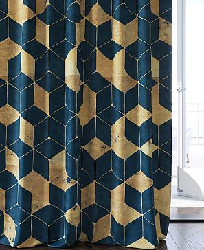 Комплект штор «Сениквес (синий)» | фото 3