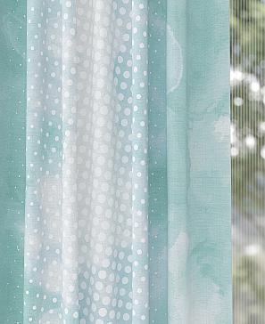 Комплект штор «Олимионс» бирюзового цвета