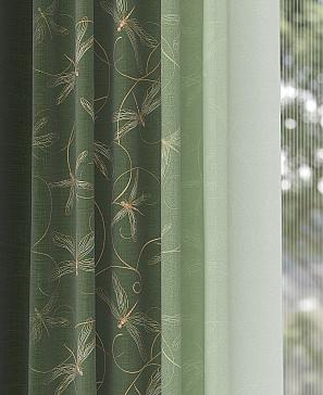 Комплект штор «Кенвикренс» зеленого цвета