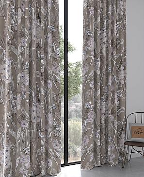 Комплект штор «Рифлиркон (бежево-коричневый)» | фото 3