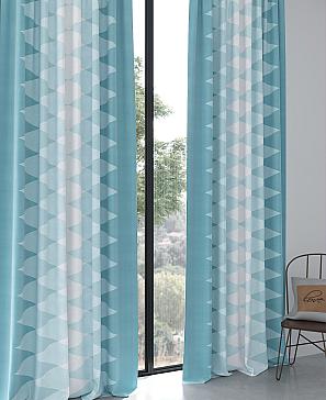 Комплект штор «Лоринфес (бирюза)» | фото 3