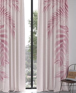 Комплект штор «Финресис» розового цвета