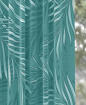 Комплект штор «Ломгенс» бирюзового цвета