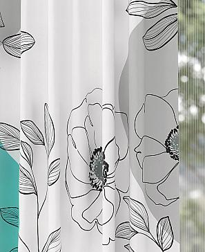 Комплект штор «Лендивез» бирюзового цвета