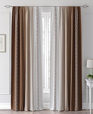 Комплект штор «Ренгрес (коричневый)» | фото 3