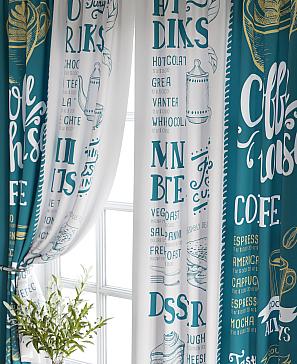 Комплект штор «Лимброни (бирюзовый)» | фото 3