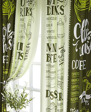 Комплект штор «Лимброни (оливковый)» | фото 3