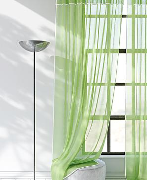 Комплект штор «Малоур» зеленого цвета