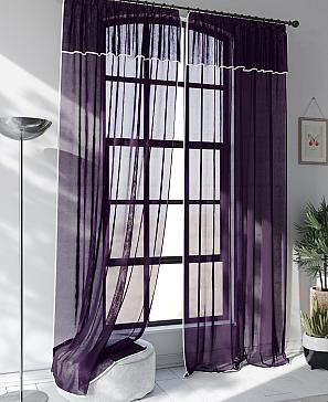 Комплект штор «Малоур» фиолетового цвета