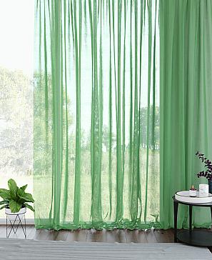 Тюль «Дивлет» зеленого цвета