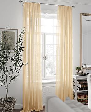 Тюль «Моноур» бежевого цвета