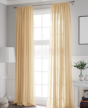 Тюль «Фертун» бежевого цвета