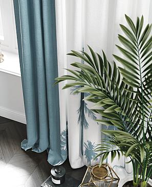Комплект штор «Палменс (морская волна)» | фото 3