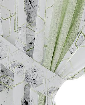 Комплект штор «Ринифико» светло-зеленого цвета