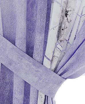 Комплект штор «Рифликрон» фиолетового цвета