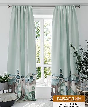 Комплект штор «Кронморс (мятный)» | фото
