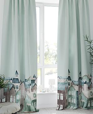 Комплект штор «Кронморс (мятный)» | фото 3