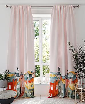 Комплект штор «Кронморс» пастельно-розового цвета