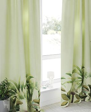 Комплект штор «Лиминкрон» салатового цвета