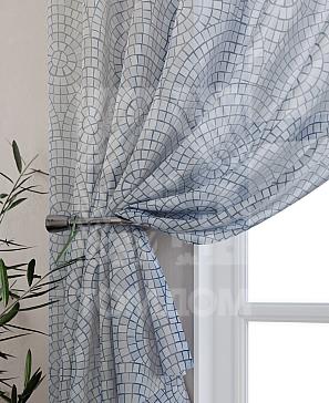 Комплект штор «Лерсентос» синего цвета