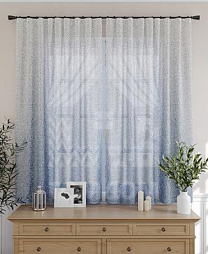 Комплект штор «Лерсентос» синего цвета