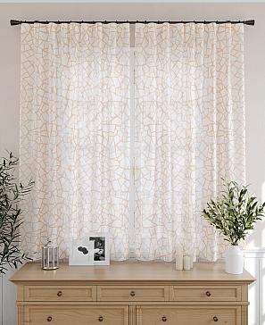 Комплект штор «Никанвит» персикового цвета