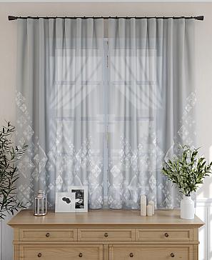 Комплект штор «Данертис» серого цвета