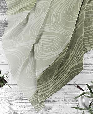 Комплект штор «Фенсирос» зеленого цвета