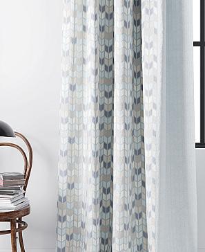 Комплект штор «Фенмикас» серо-голубого цвета