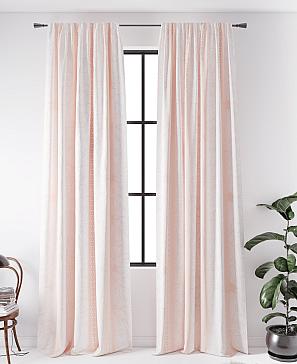 Комплект штор «Рифанмис» персикового цвета