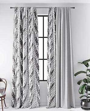 Комплект штор «Лиронмирс (светло-серый)» | фото