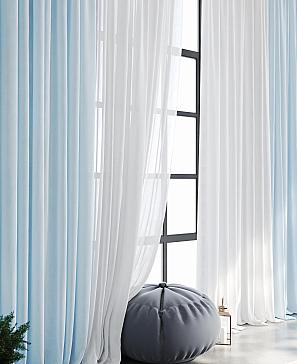 Тюль «Дамос» голубого цвета