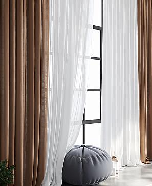 Тюль «Дамос» цвета венге