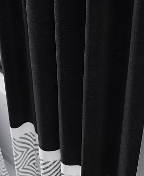 Комплект штор «Ритронти» черного цвета