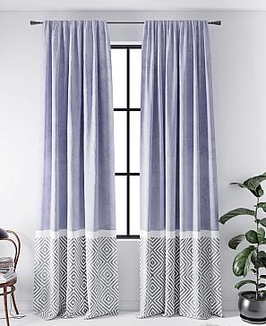 Комплект штор «Ритронти» сиреневого цвета