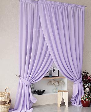 Тюль «Нариа» сиреневого цвета