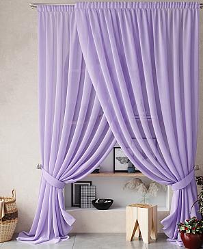 Тюль «Нариа» сиреневого цвета