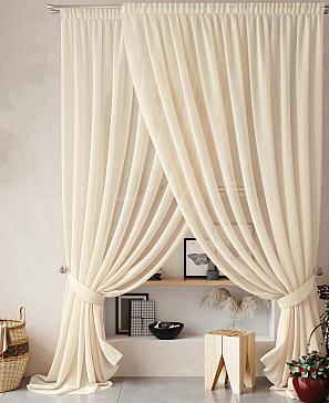 Тюль «Нариа» цвета экрю