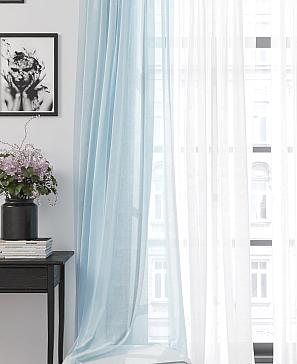 Тюль «Хлои» светло-голубого цвета